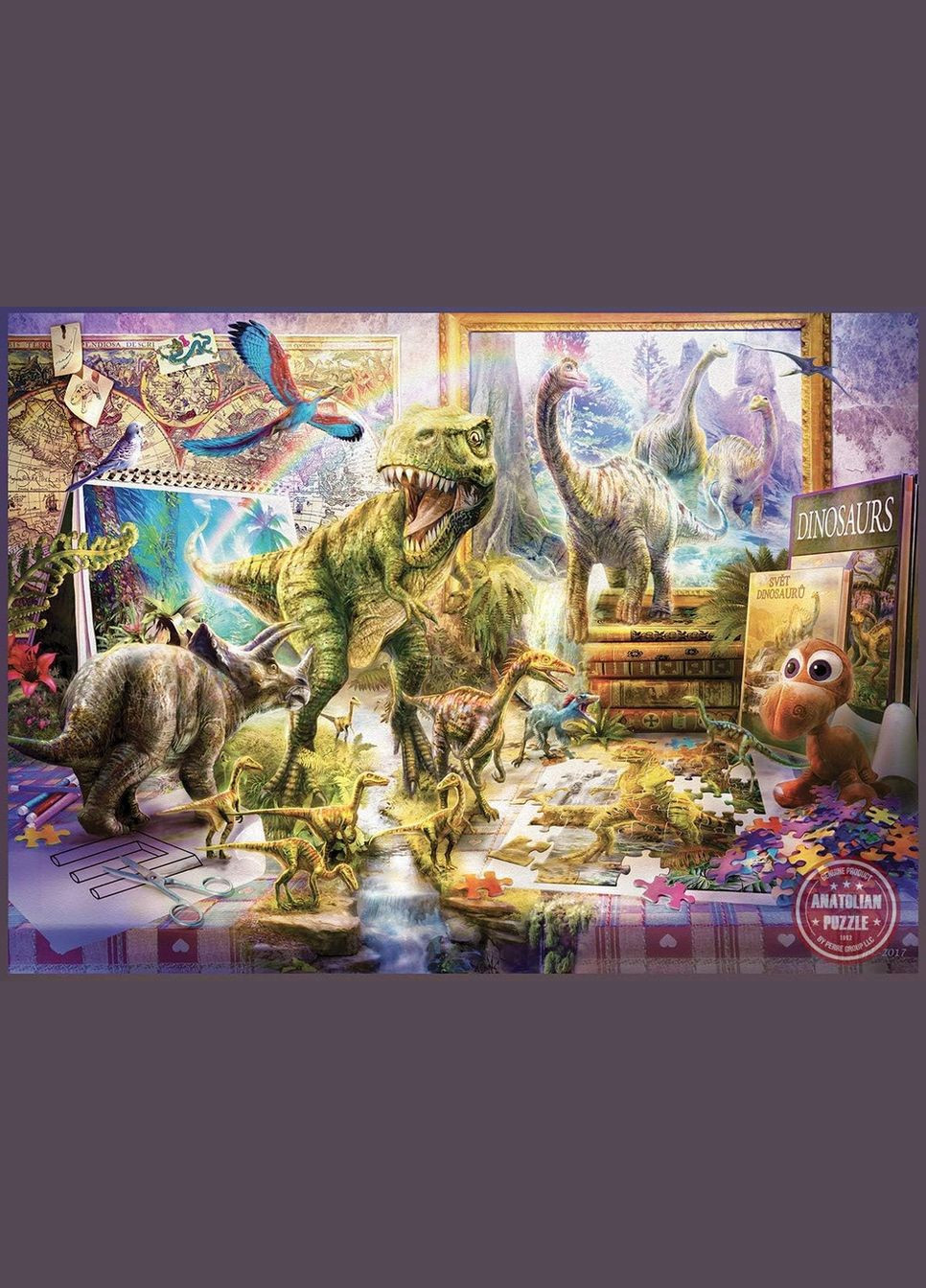 Пазл Іграшкові динозаври 1000 елементів Anatolian (342717565)