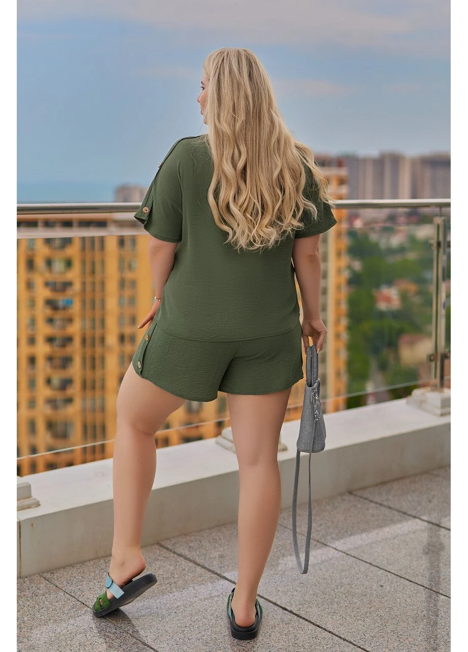 Літній костюм із шортами Fashion (360769345)