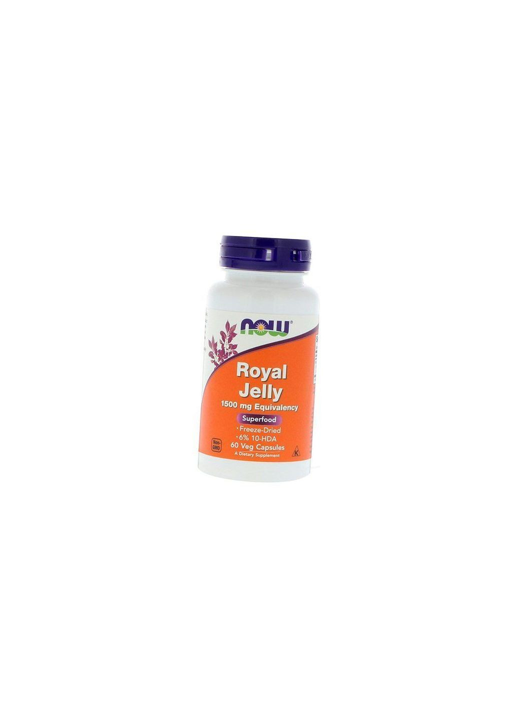 Маточное молочко Royal Jelly 1500, 60вегкапс (72128041) Now Foods (322729209)
