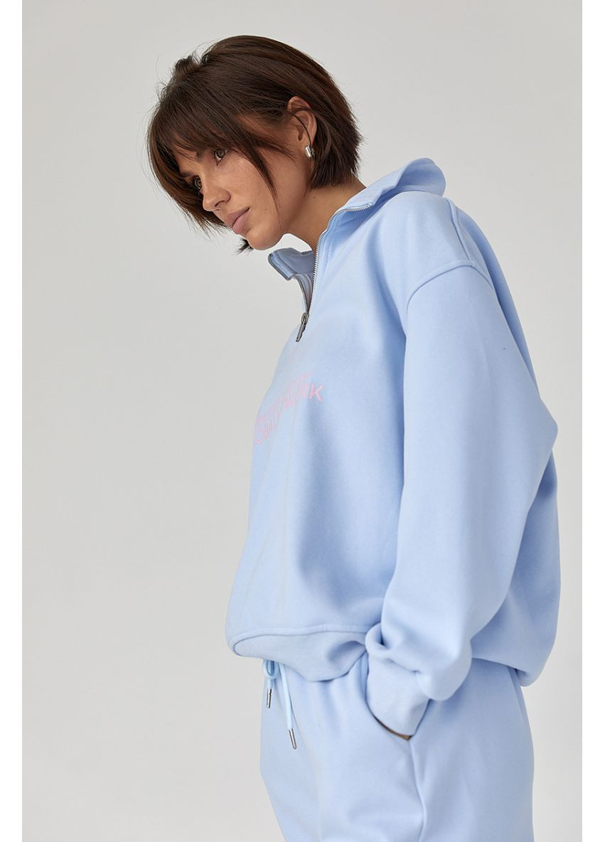 Теплый спортивный костюм с надписями Lurex Спортивный костюм (370381255)