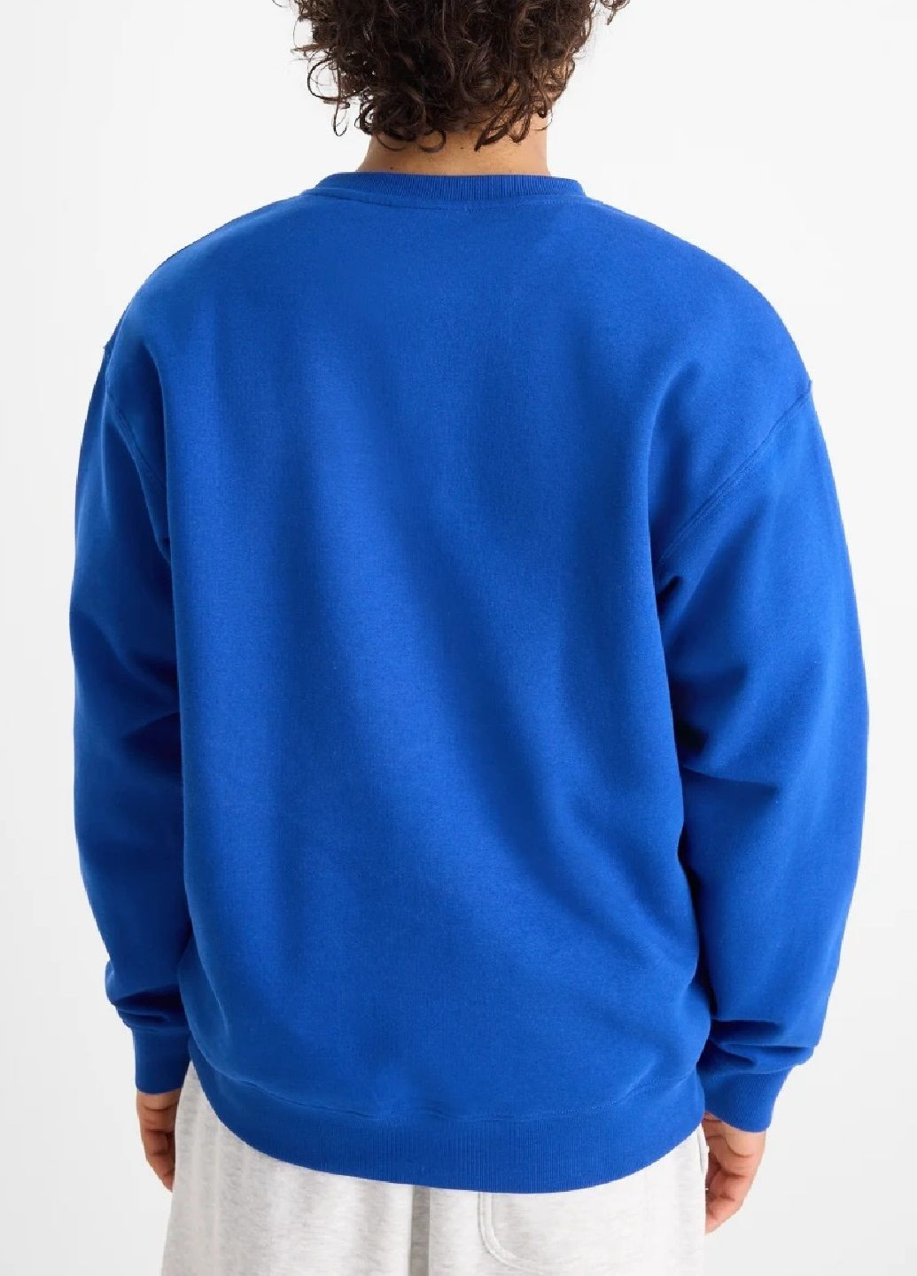 Синій світшот C&A однотонний (373049606)