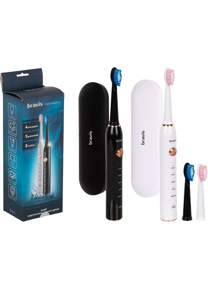 Набор зубных щеток Travel Family 5 in 1 Bravis (306581666)