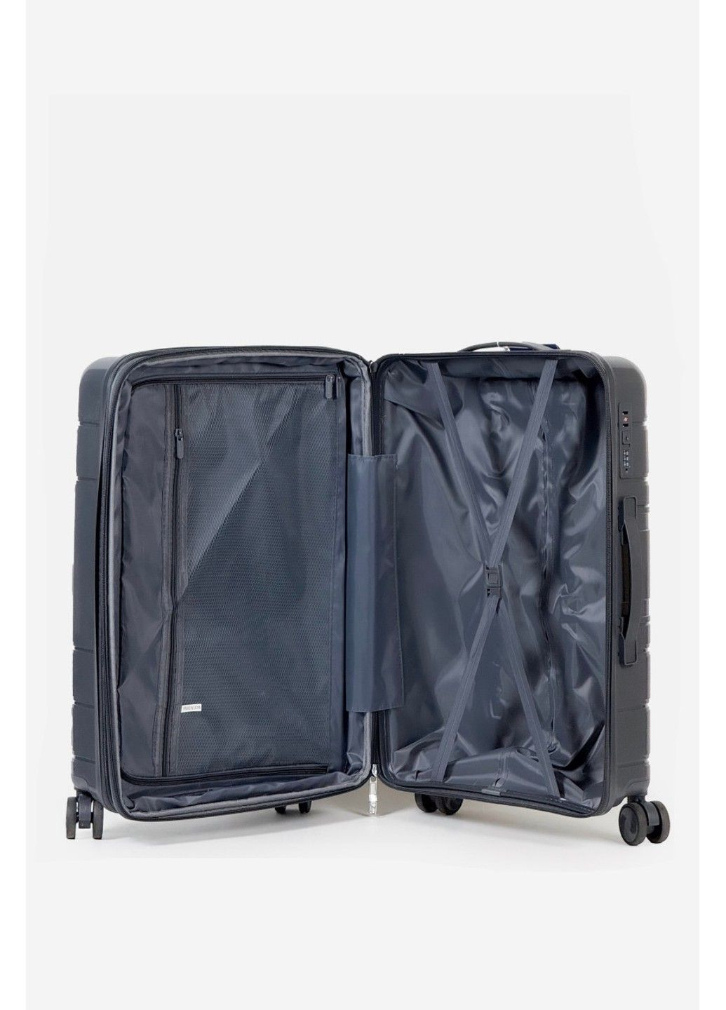 Середня пластикова валіза 606-2-GR Tourist (354704095)