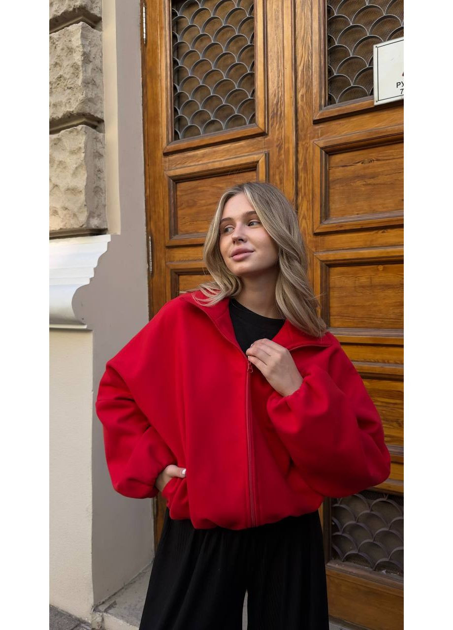 Жіночий бомбер з кашеміру на підкладці — заміри в описі GD/GL Модний простір на блискавці (364967307)