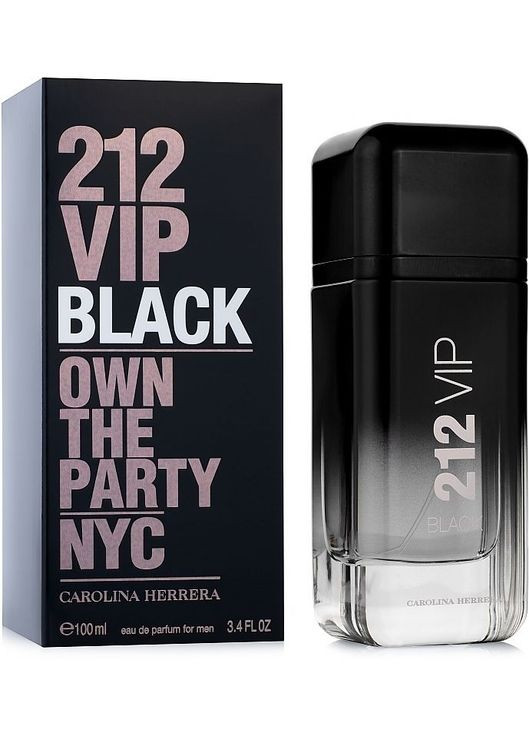 212 Vip Black 100 мл Парфумована вода Carolina Herrera (323483981)