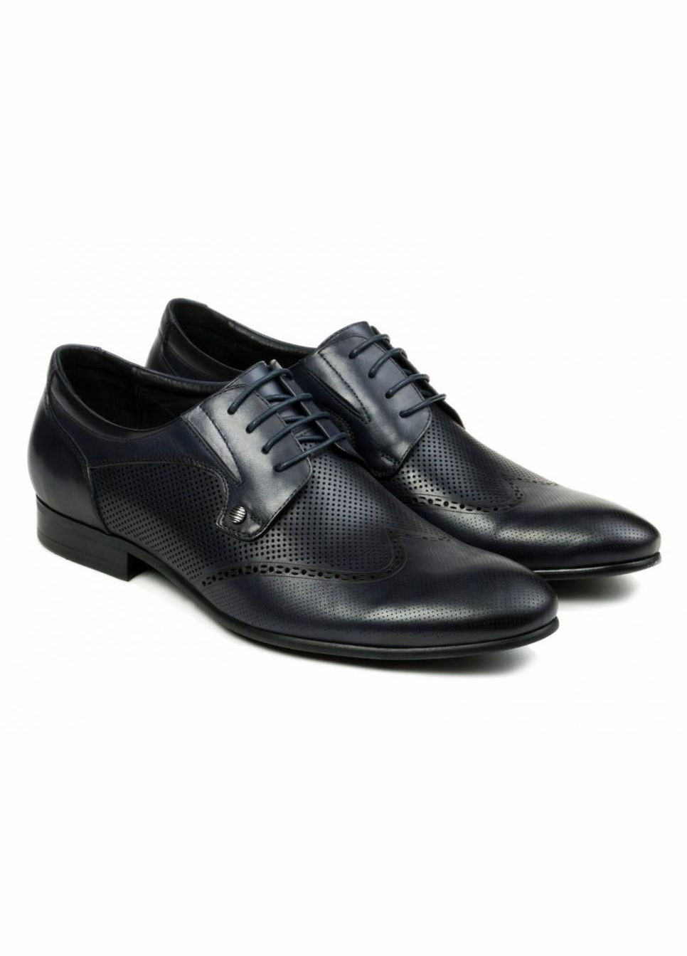 Темно-синие туфли 7162307 43 цвет тёмно-синий Carlo Delari