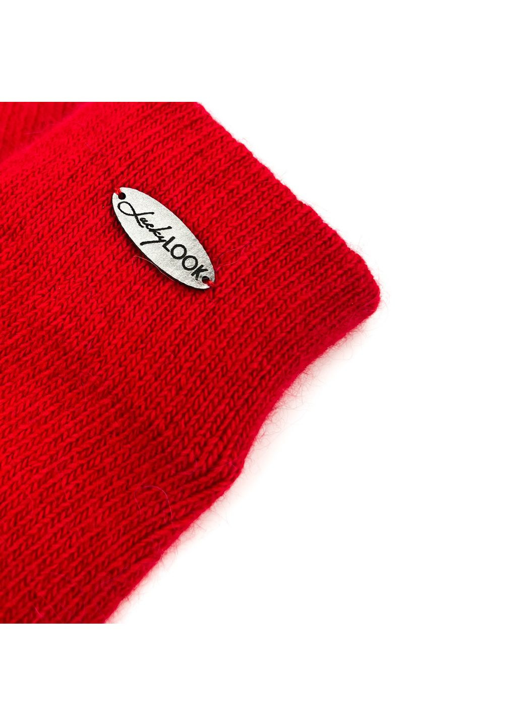Перчатки женские шерсть красные JUTTA LuckyLOOK 259-522 (290278495)