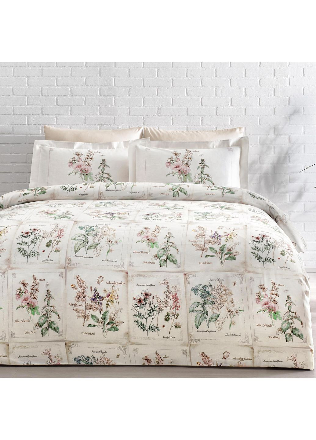 Постільна білизна Florine делюкс сатин євро Tivolyo Home (370218532)