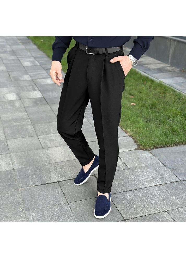 Черные классические, кэжуал демисезонные прямые брюки Freedom