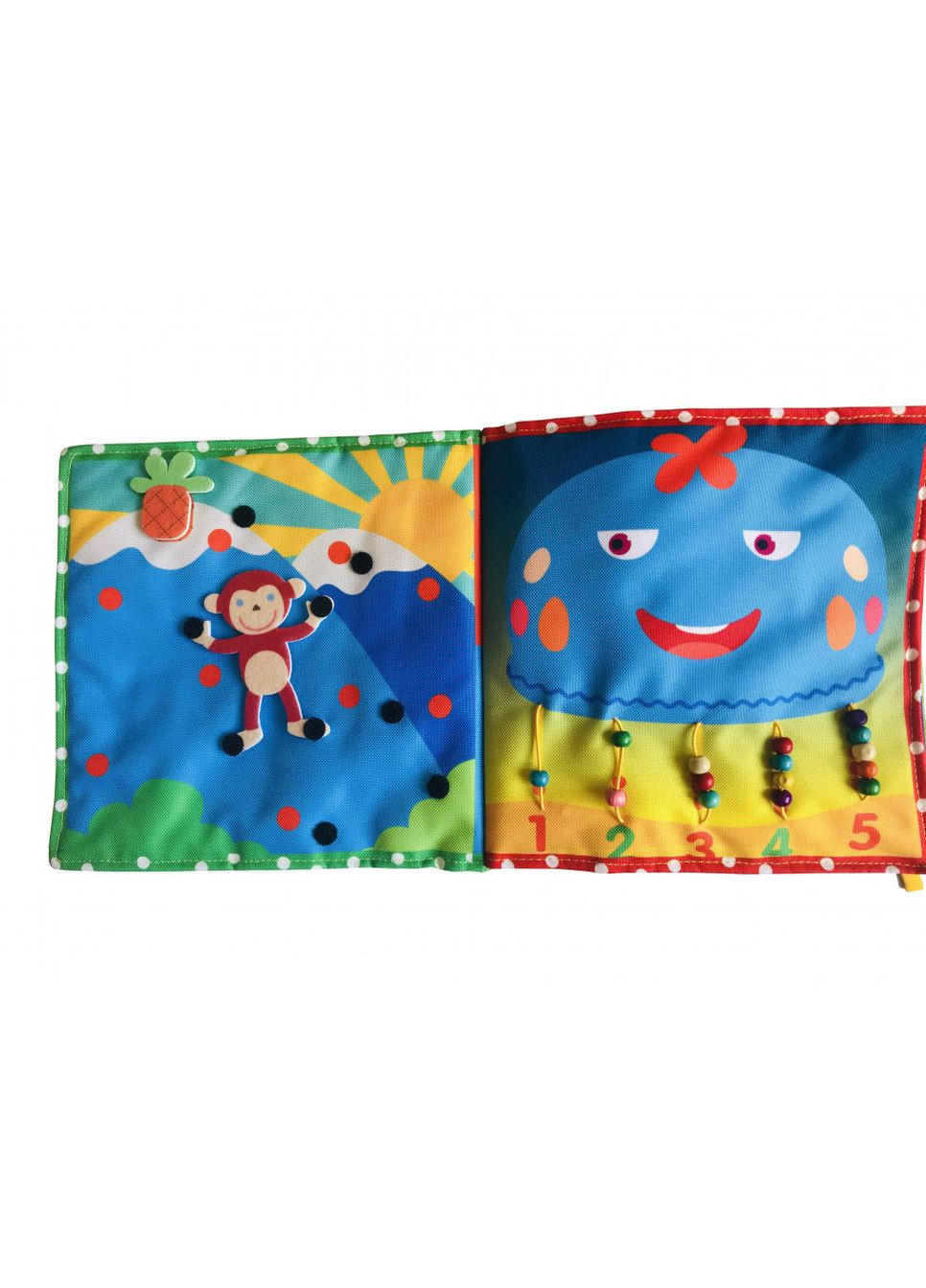 Текстильна розвиваюча книга для малят "Поні" 403679 Bambini (336335790)