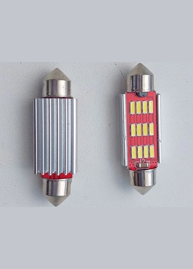 Лампа світлодіодна C5W 12-24V 12SMD (40/14) 41мм+драйвер T11*41: 2875 MS Art (373139270)