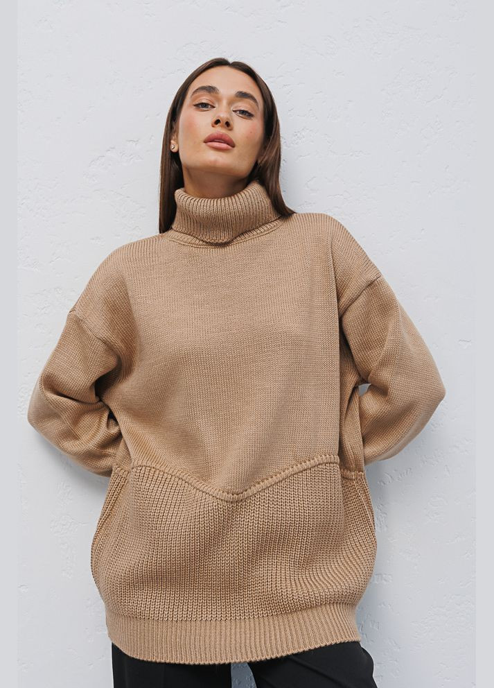 Бежевый демисезонный женский свитер Arjen