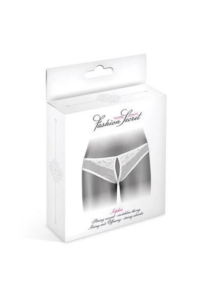 Трусики с жемчугом и доступом Sophie Белые - CherryLove Fashion Secret (282965954)