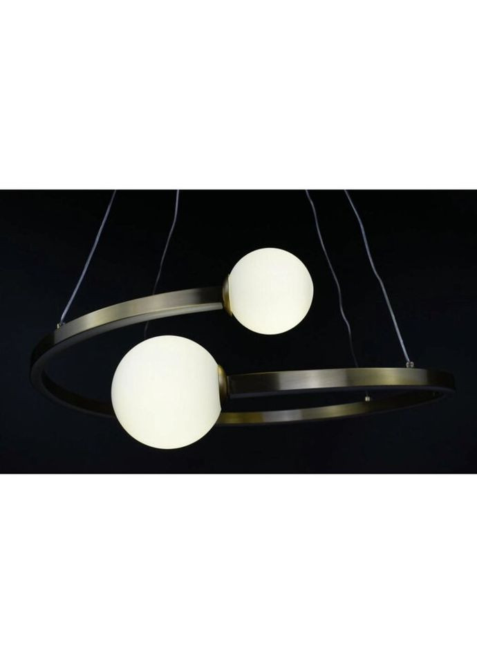 Люстра светодиодная подвесная LED светильник для квартиры на потолок лэд 26865 Латунь 40-150х60х60 см. Sunnysky (324396533)