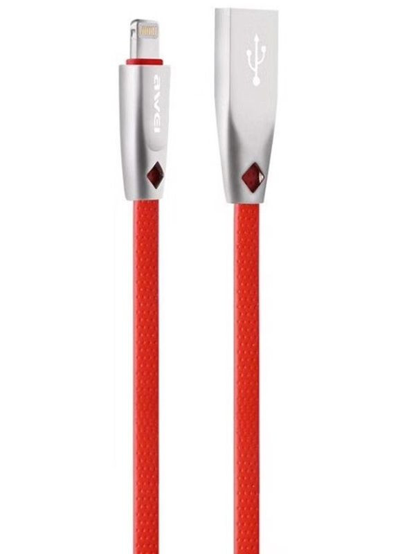 Кабель CL95 Lightning cable 1m Red Awei (301470007)