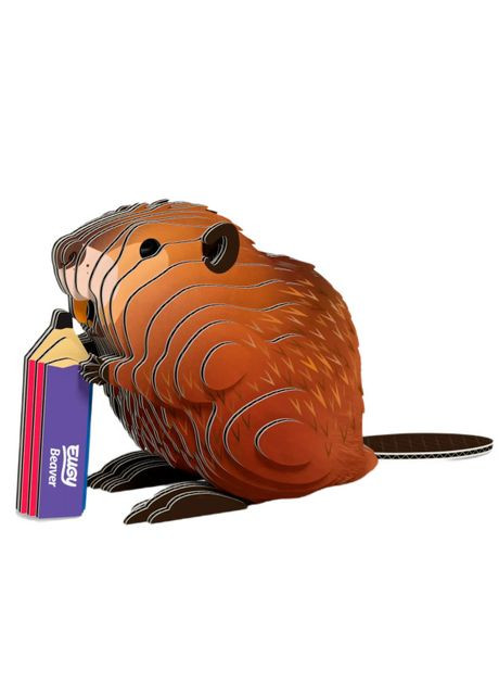 3D пазл Зоопарк Бобер (XEG-127) Eugy (369939800)