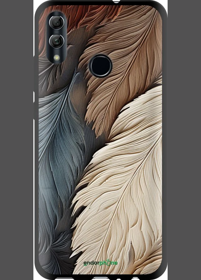 Чехол на HUAWEI Honor 10 Lite Листья в стиле бохо "5643b-1618-70447" Endorphone (383050761)