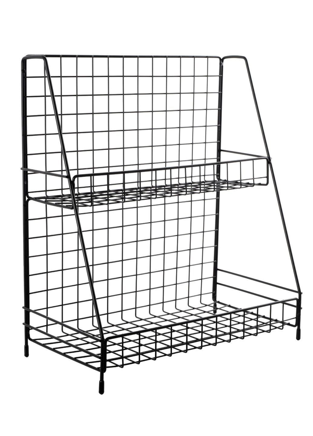 Кух.прибор Raum двухъярусная полка 30*15.5*34 черная (RG-025b) Ringel (365278649)