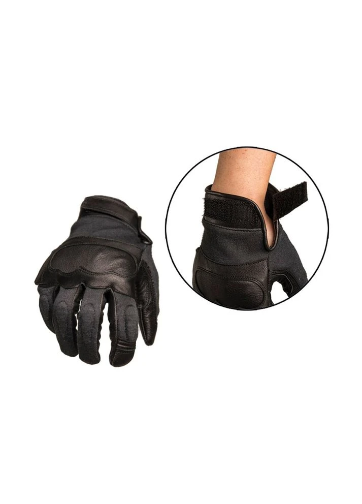Рукавички тактичні Sturm Leather and Aramide Tactical Gloves Black Mil-Tec (316319811)