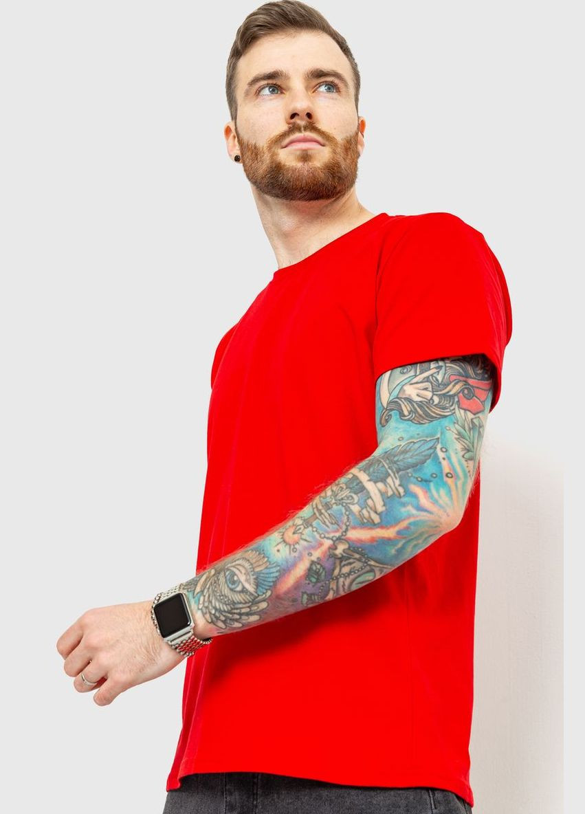 Червона футболка чоловіча, колір чорний, Ager