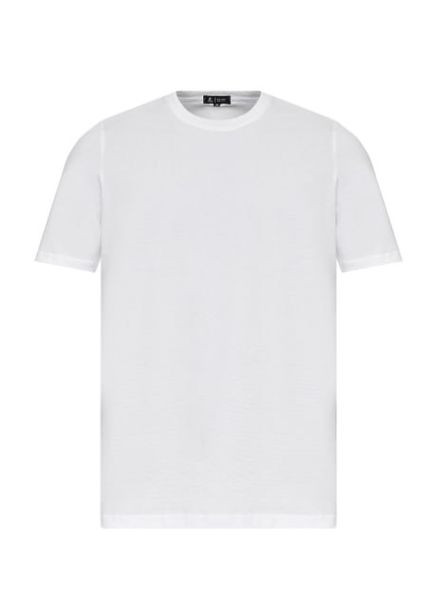 Біла футболка чоловіча біла unisex з коротким рукавом RAY PREMIUM FIT