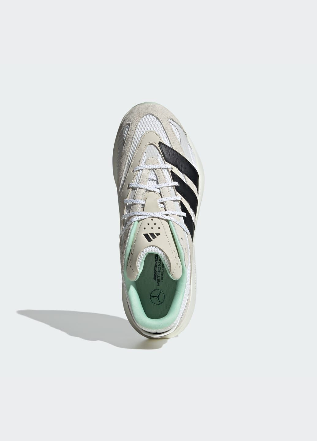 Белые летние кроссовки mercedes - amg petronas formula one team lightblaze adidas