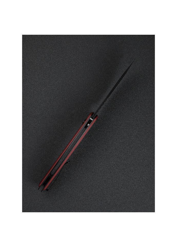 Ніж складаний Squiggy Burgundy/Black S24082A-3 (A-029220) SENCUT (339870195)