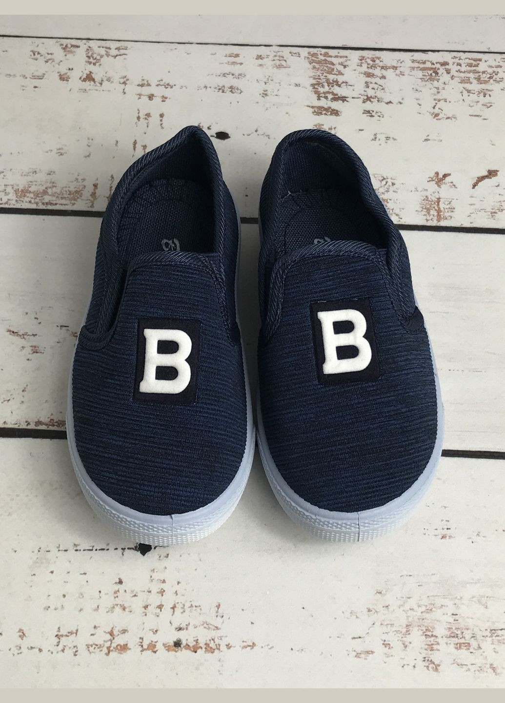 Темно-синие слипоны детские для мальчиков bluе rama темно-синий (346) Blue Rama