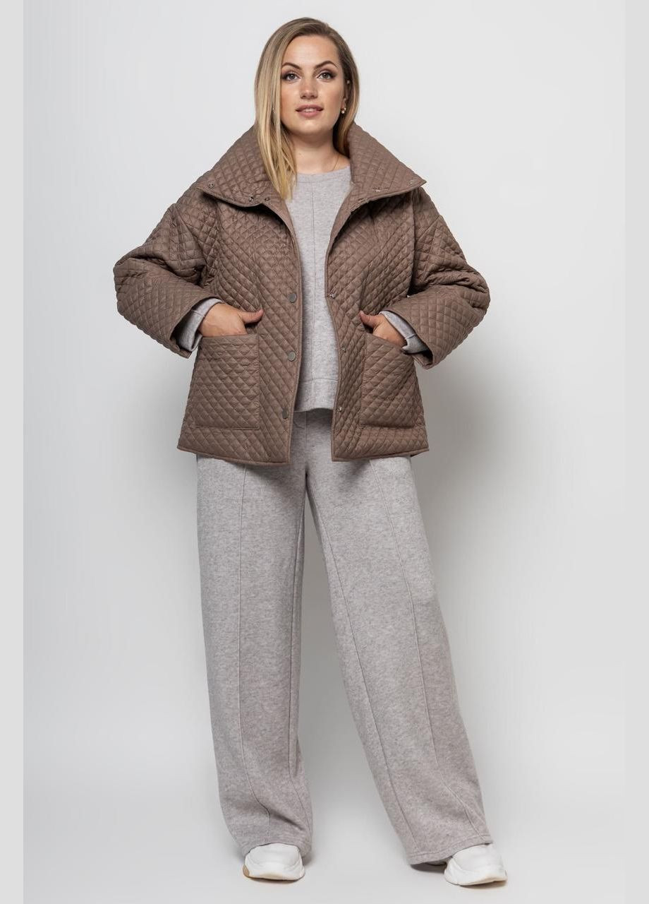 Коричнева демісезонна куртка сіма мокко 0390 Vlavi