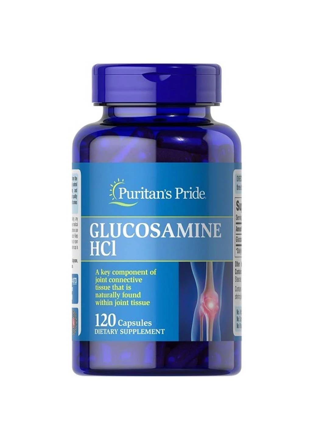 Препарат для суглобів та зв'язок Glucosamine HCL 680 mg 120 Caps Puritans Pride (301770364)