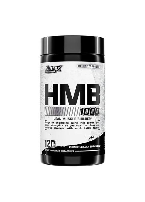 Бета-гидрокси-бета-метилбутират кальция HMB 1000, 120 капсул для поддержки мышечной ткани Nutrex Research (333995890)