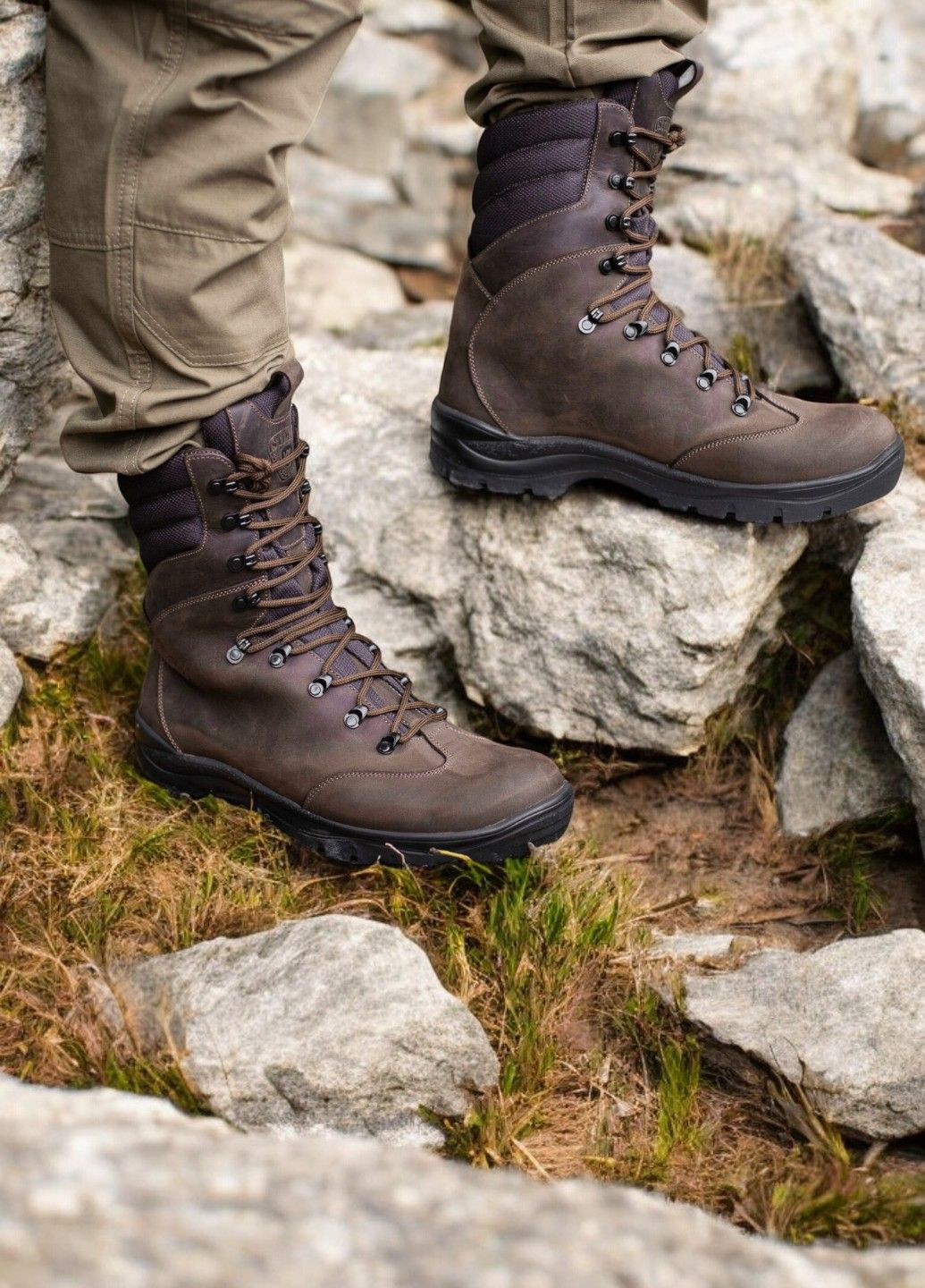 Берці Демісезонні Тактичні жіночі. 35-47р Коричневі. Гідрофобна натуральна шкіра! STDF-2106 No Brand (301148426)