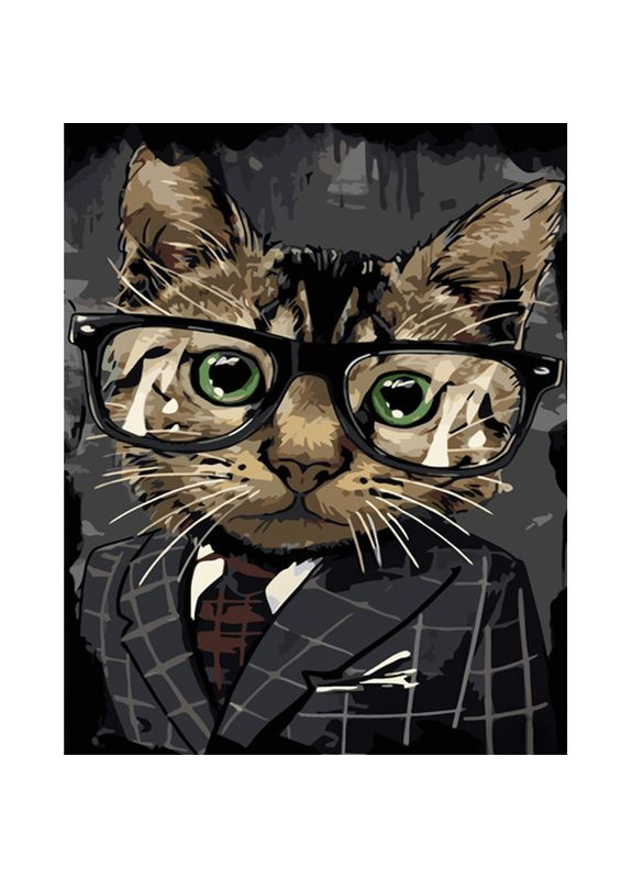 Картина по номерам Премиум Котик размером 40х50 см (GS1024) Strateg (356777971)