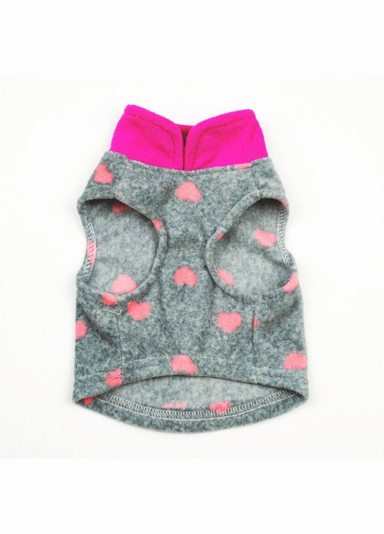 Жилетка для котов и кошек с кольцом Pet Style "Рисунок" Сердечки XL No Brand - (323234256)