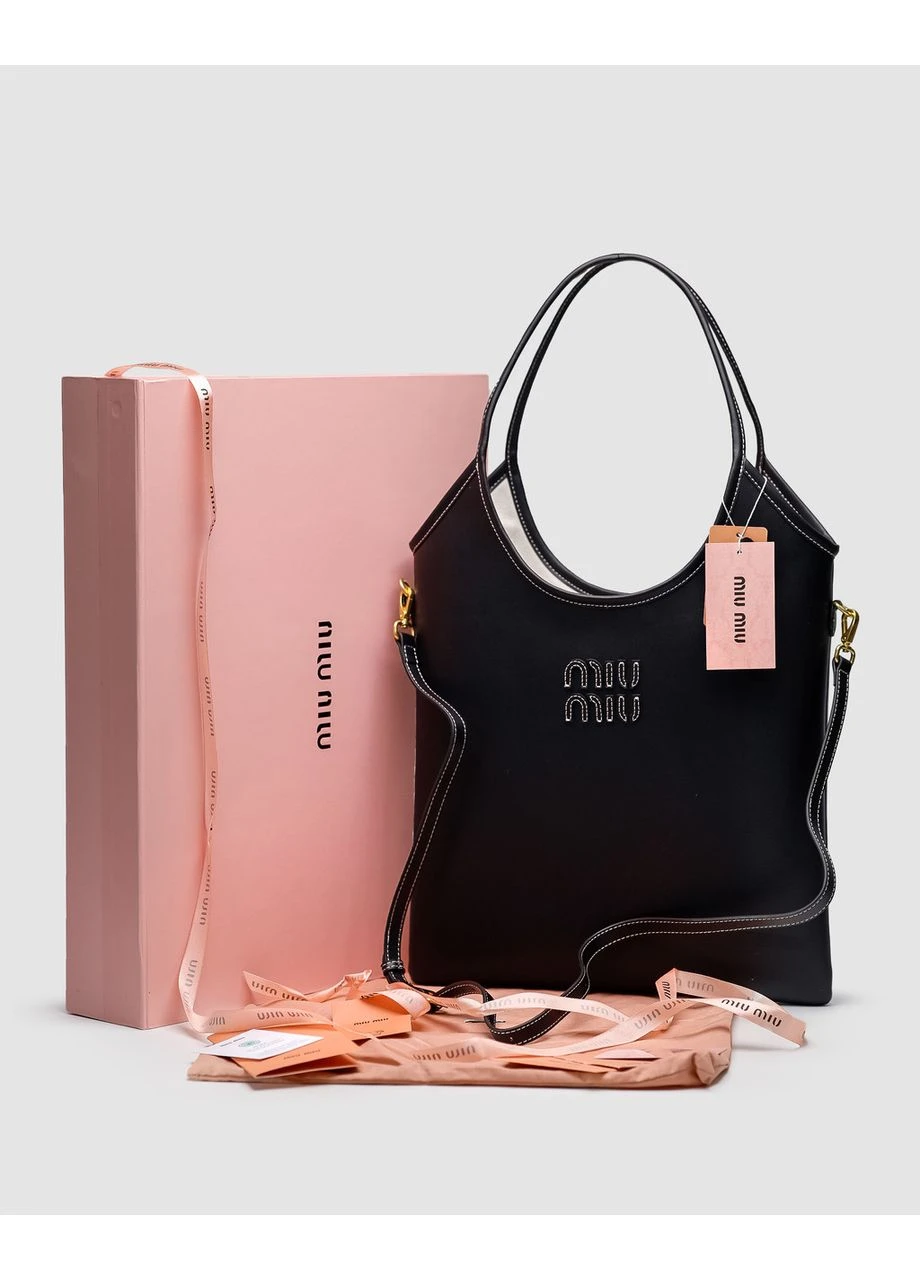 Сумка жіноча Ivy Leather Bag Black No Brand (386417351)