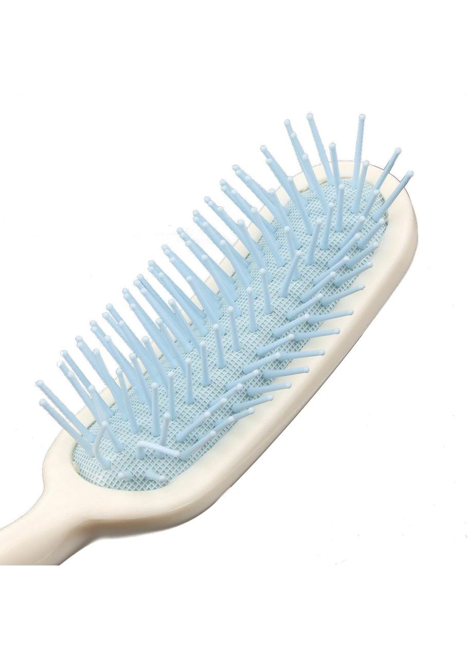 Мягкая расческа 044 универсальная с длинной прорезиненной ручкой 8 шт. Lesko (352011889)