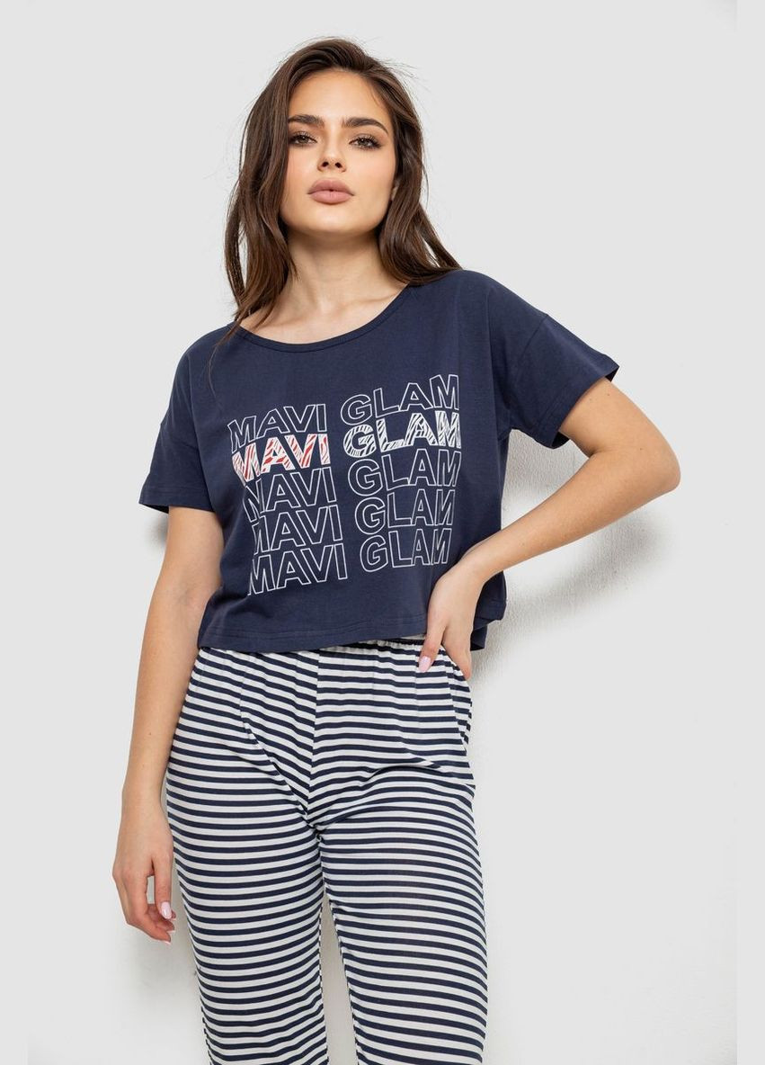 Синя піжама жіноча Ango 243R1484-019