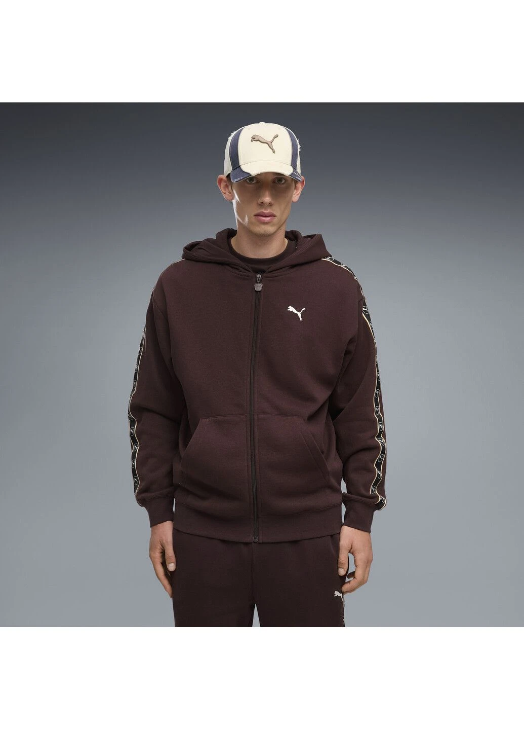 Кофта Essentials Elevated Tape Relaxed Full-Zip Hoodie Men Puma (402614604)