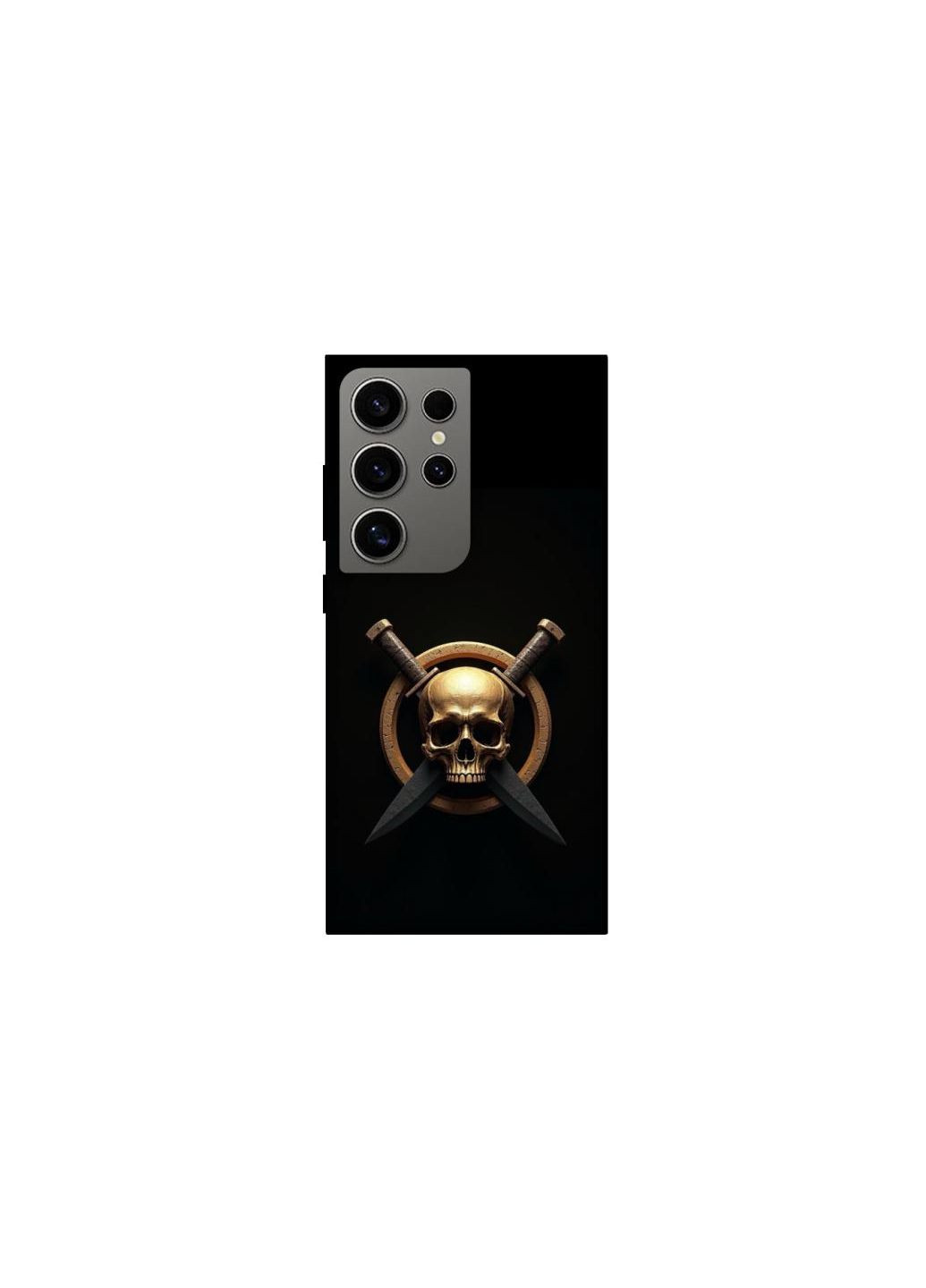 Чохол на Samsung Galaxy S24 Ultra Golden Skull Frontalka (354219167)