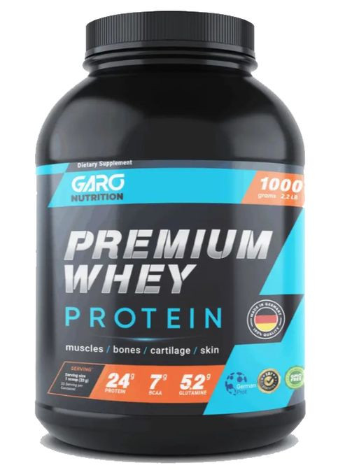 Premium Whey 1000 g /30 servings/ Strawberry Garo Nutrition (305297981)