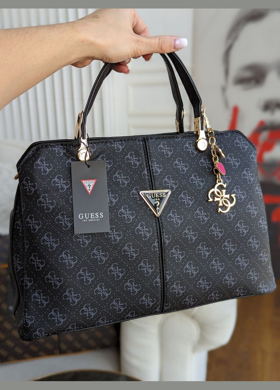 Сумка Гесс Noelle велика на три відділи чорна No Brand (318694579)