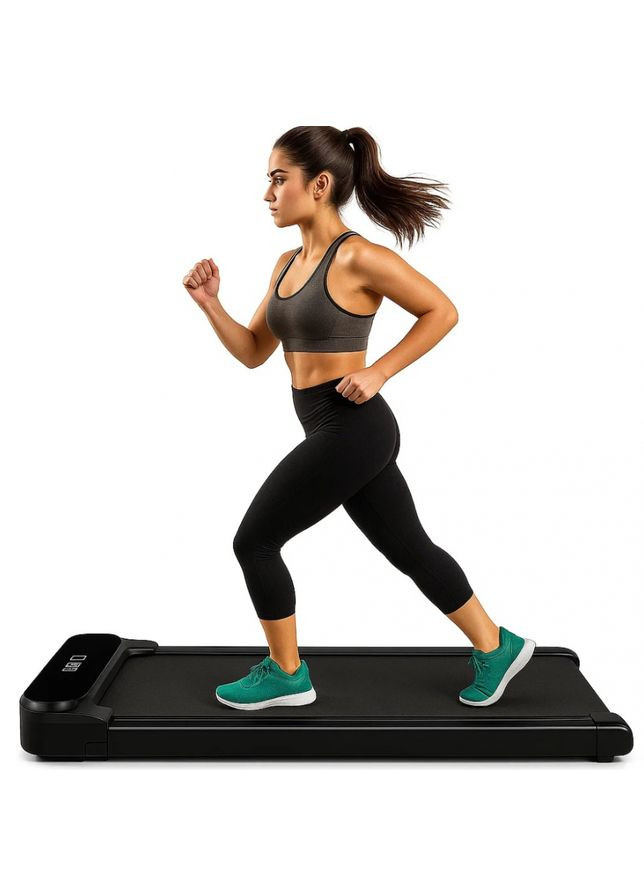 Бігова доріжка до 120 кг, 1100 Вт, 6 км/год тиха, компактна XM-U1 для дому, квартири чи офісу No Brand (365463549)