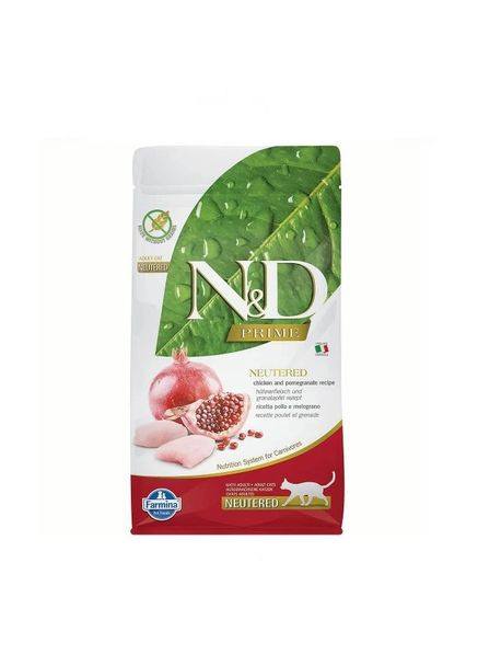 Беззерновой суxой корм GRAIN FREE для стерилизованныx взрослыx кошек (курица/гранат) 10 кг (8010276031334) Farmina (308752703)