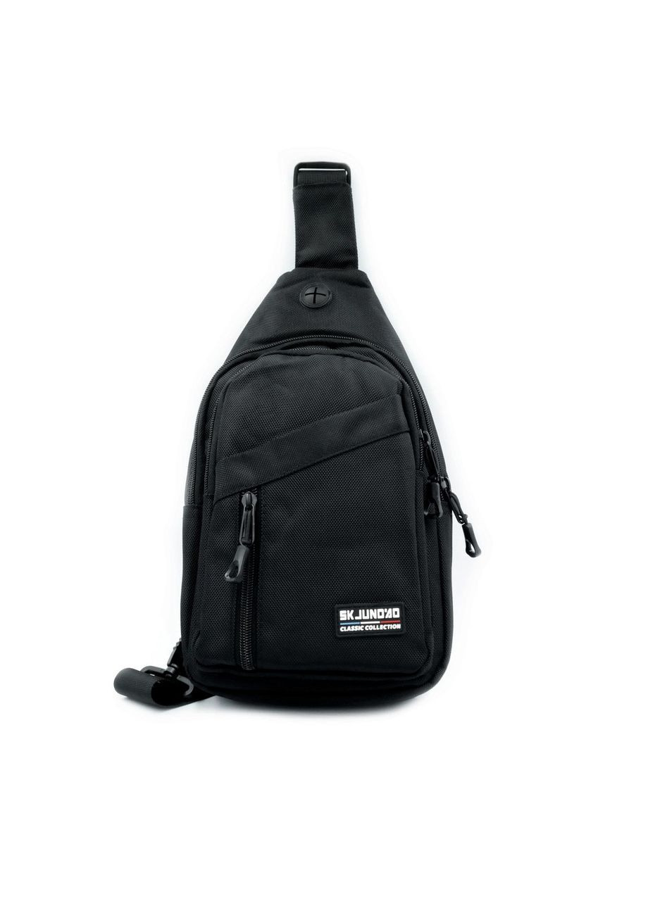 Сумка-слинг водонепроницаемая черная через плечо спортивная нагрудная сумка для мужчин ProDobro (364672143)