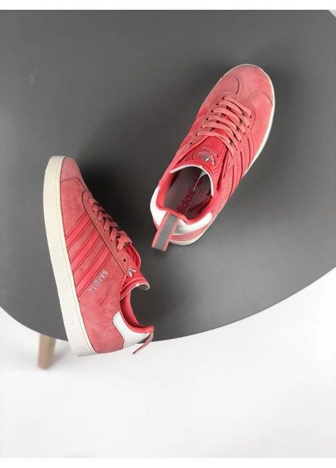 Рожеві Осінні кросівки чоловічі adidas gazelle w pink адідас газель No Brand