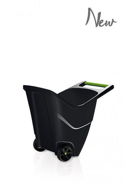 Садовая тележка PROSPERPLAST LOAD GO II 85 л оливковая тачка для транспортировки садовых принадлежностей ProDobro (367266260)