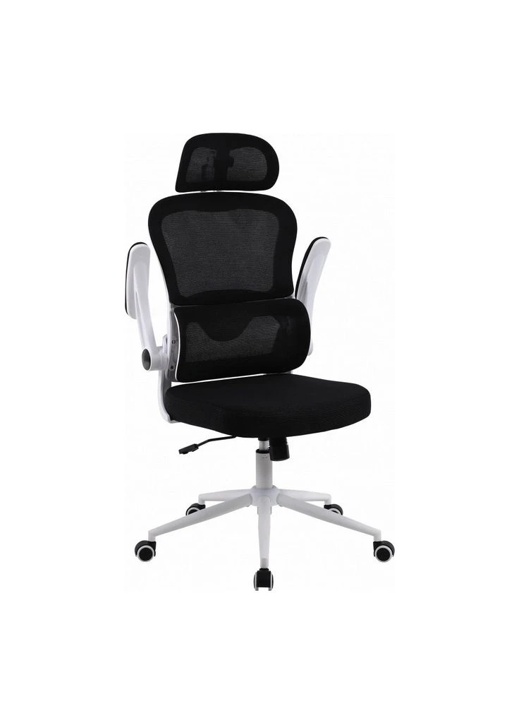 Офисное кресло (ek49121) GT Racer B-5880 White/Black (392677566)