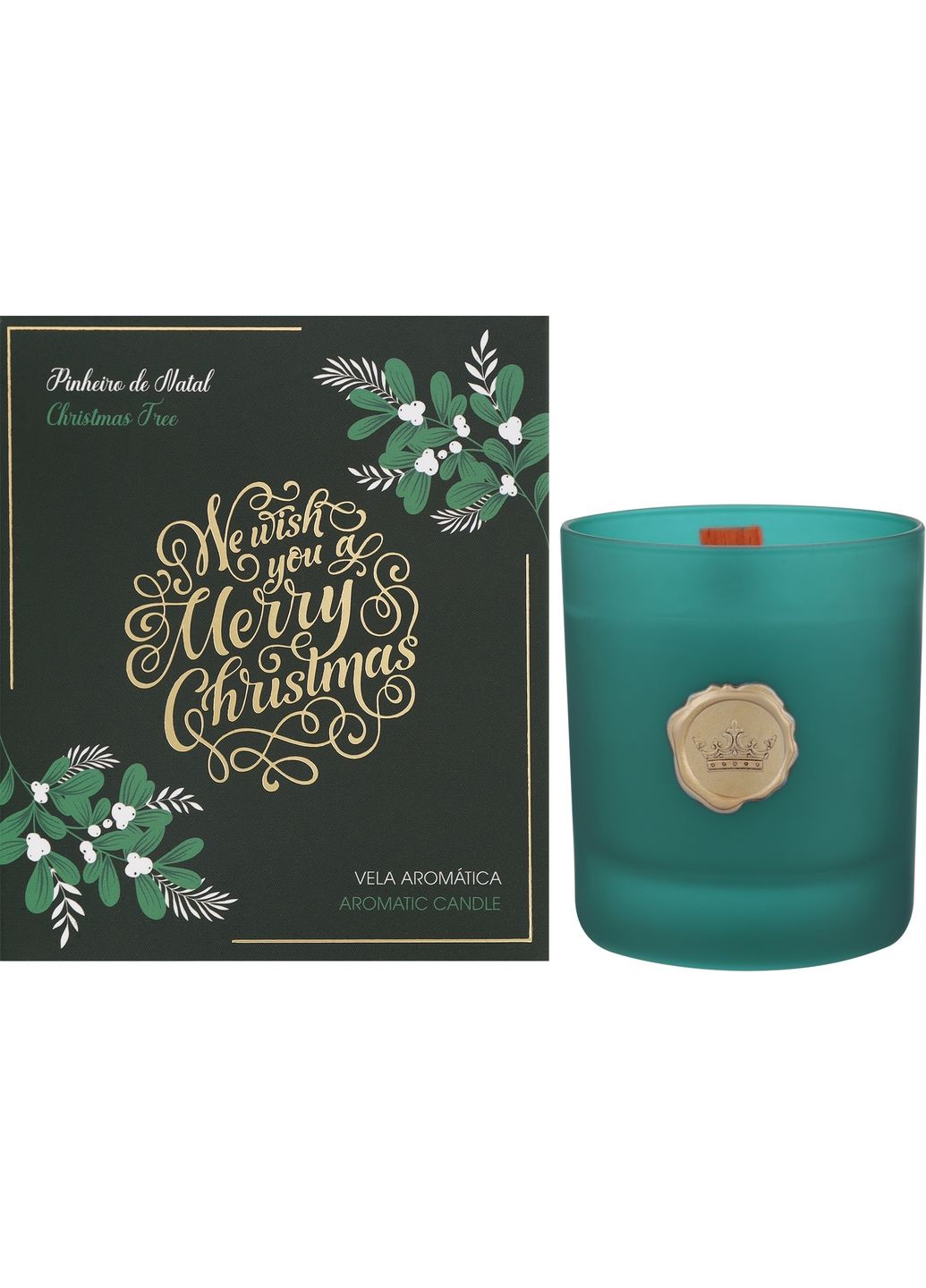 Ароматична свічка "Різдвяна ялинка" Christmas Tree Aromatic Candle 200g (1424068-31161338) Essencias de Portugal (368610719)
