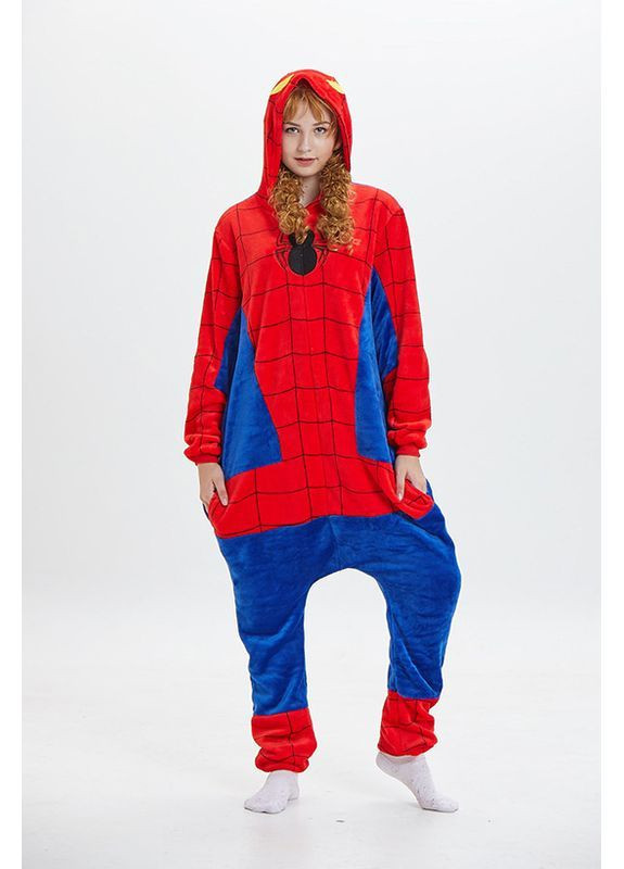 Піжама кігурумі Людина павук на блискавці S (145-155 см) Jamboo (369669386)