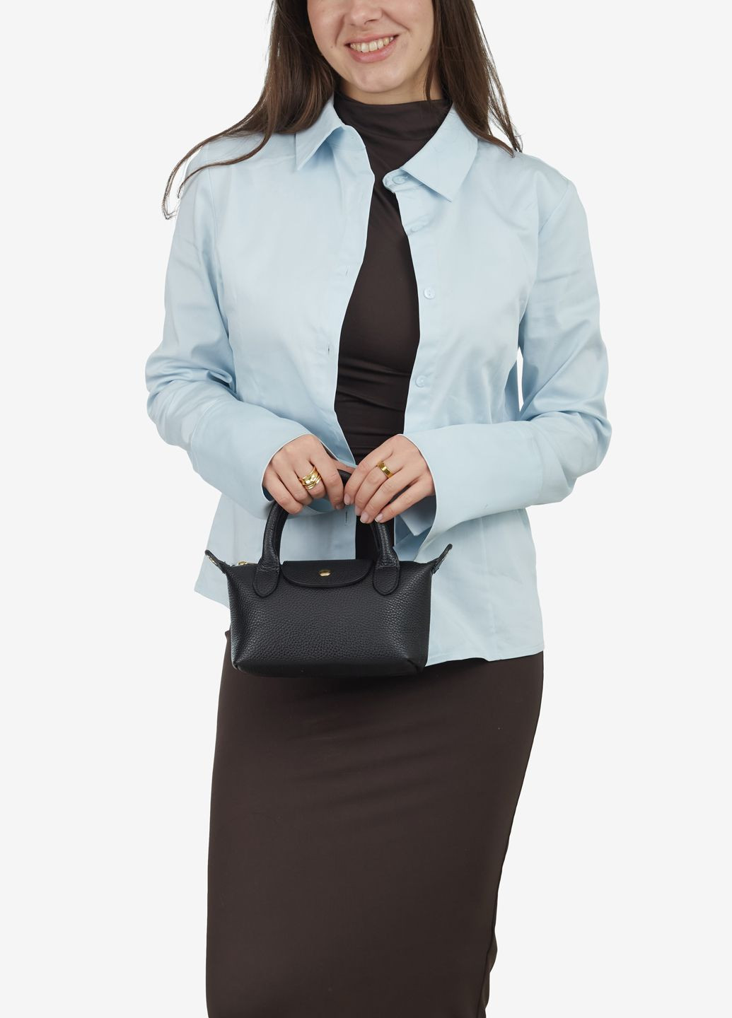 Сумка женская кожаная тоут маленькая Tote Regina Notte (325976858)